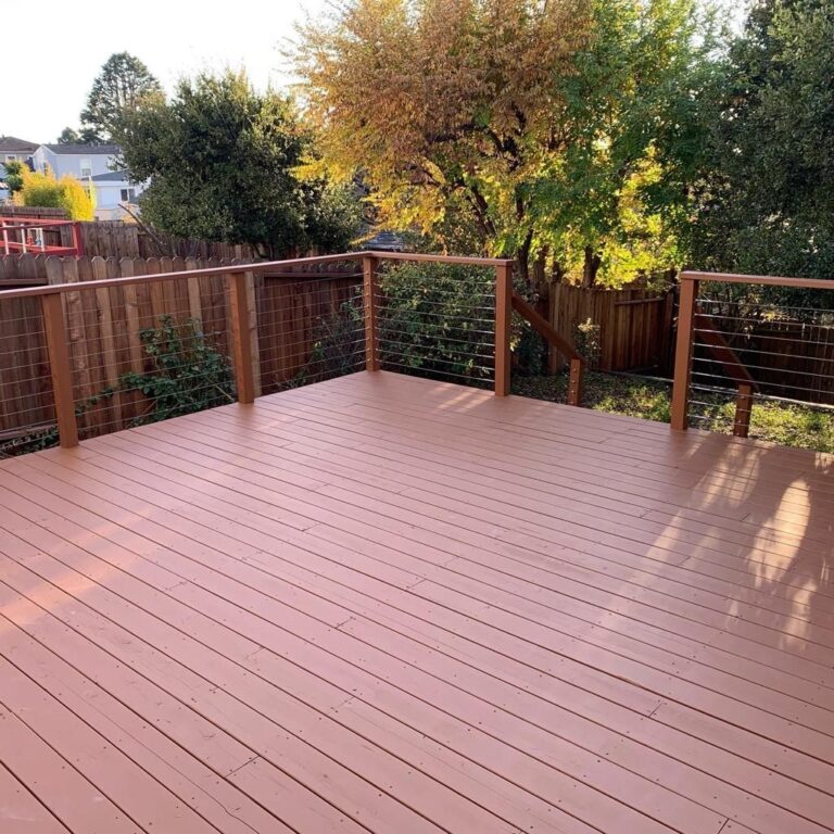 Franzoi building a deck